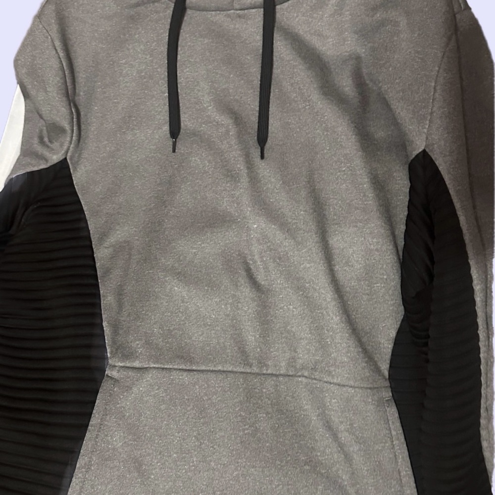 Tek Gear Gray and Black Hoodie